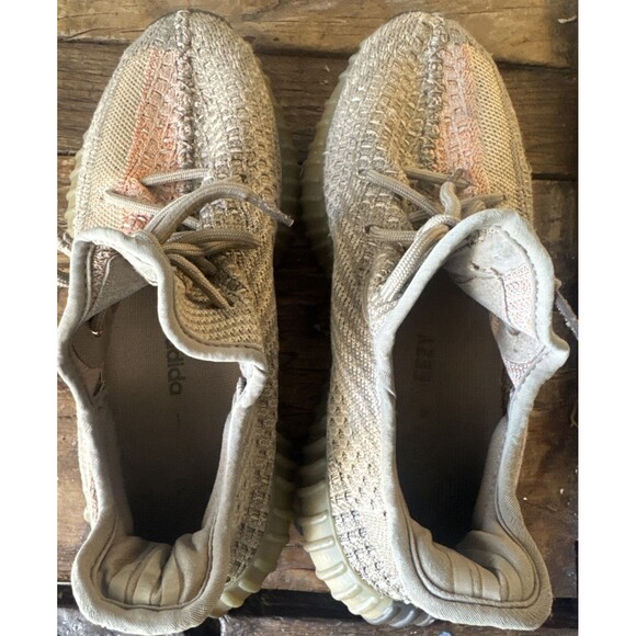 Authentic Adidas Yeezy boost 350 v2 Sand Taupe 2020 FZ5240 Mens 6.5 Woman’s 8 - Picture 10 of 13